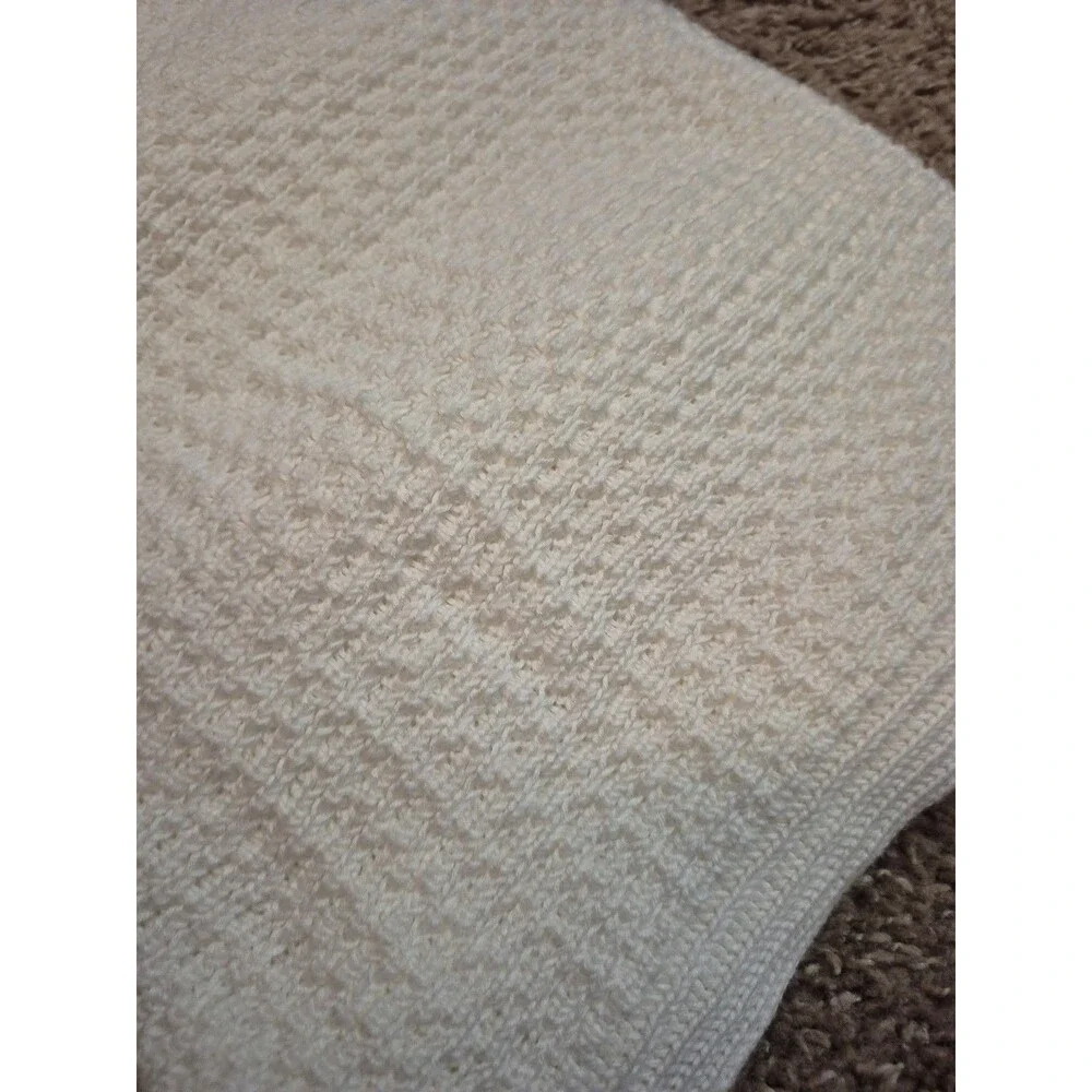 Bonbini bamboo blend blanket - white